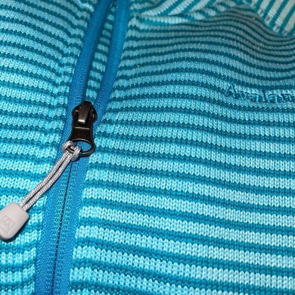Avalanche Girls' Big Zip Jacket Aqua Touch 10/12 - Picture 1 of 3